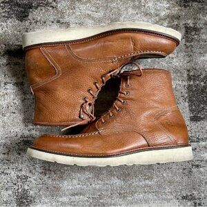 Andrew Marc Mens Casual Real Leather Maple Brown Boots